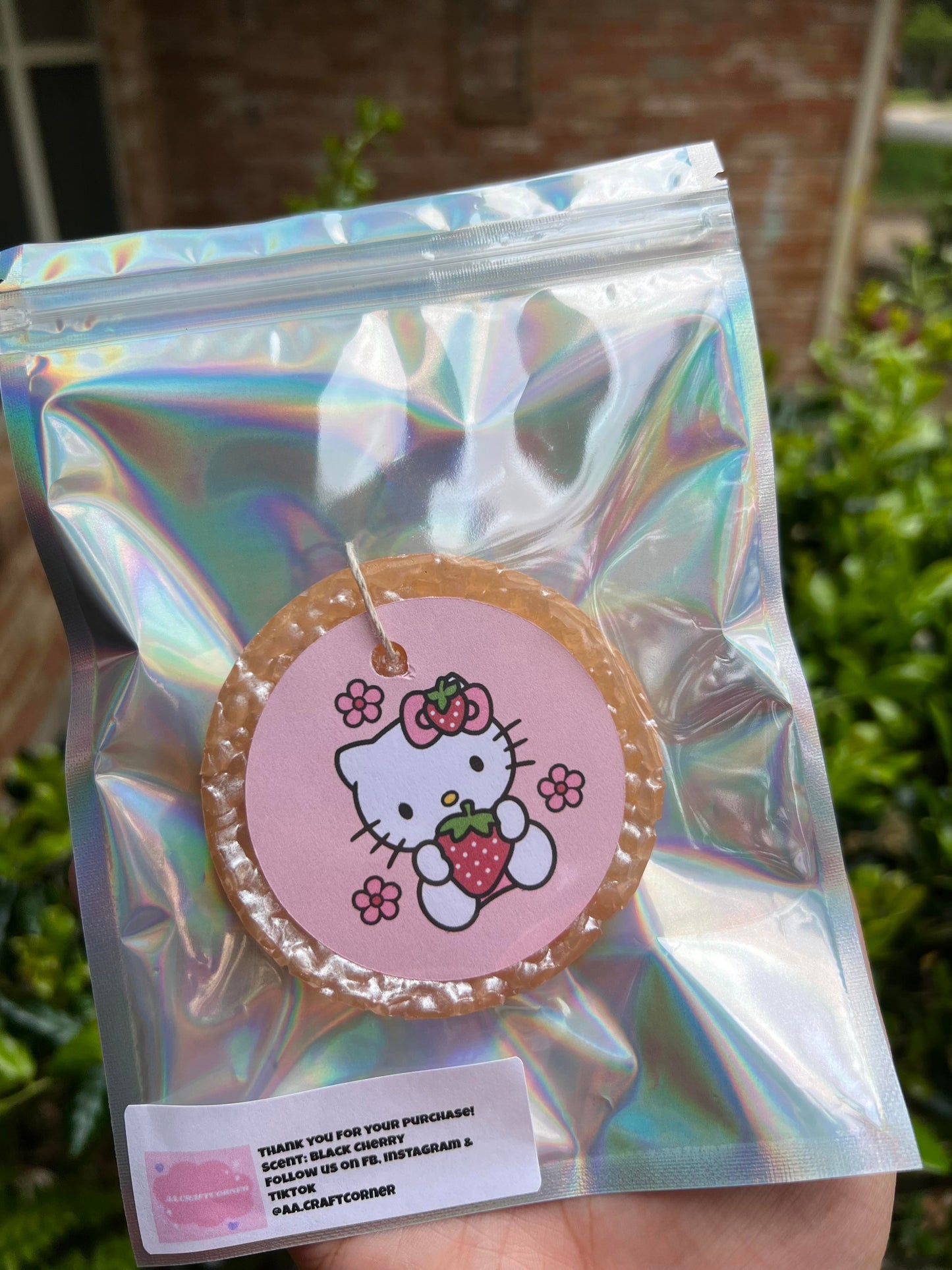 Strawberry Hello Kitty Freshener