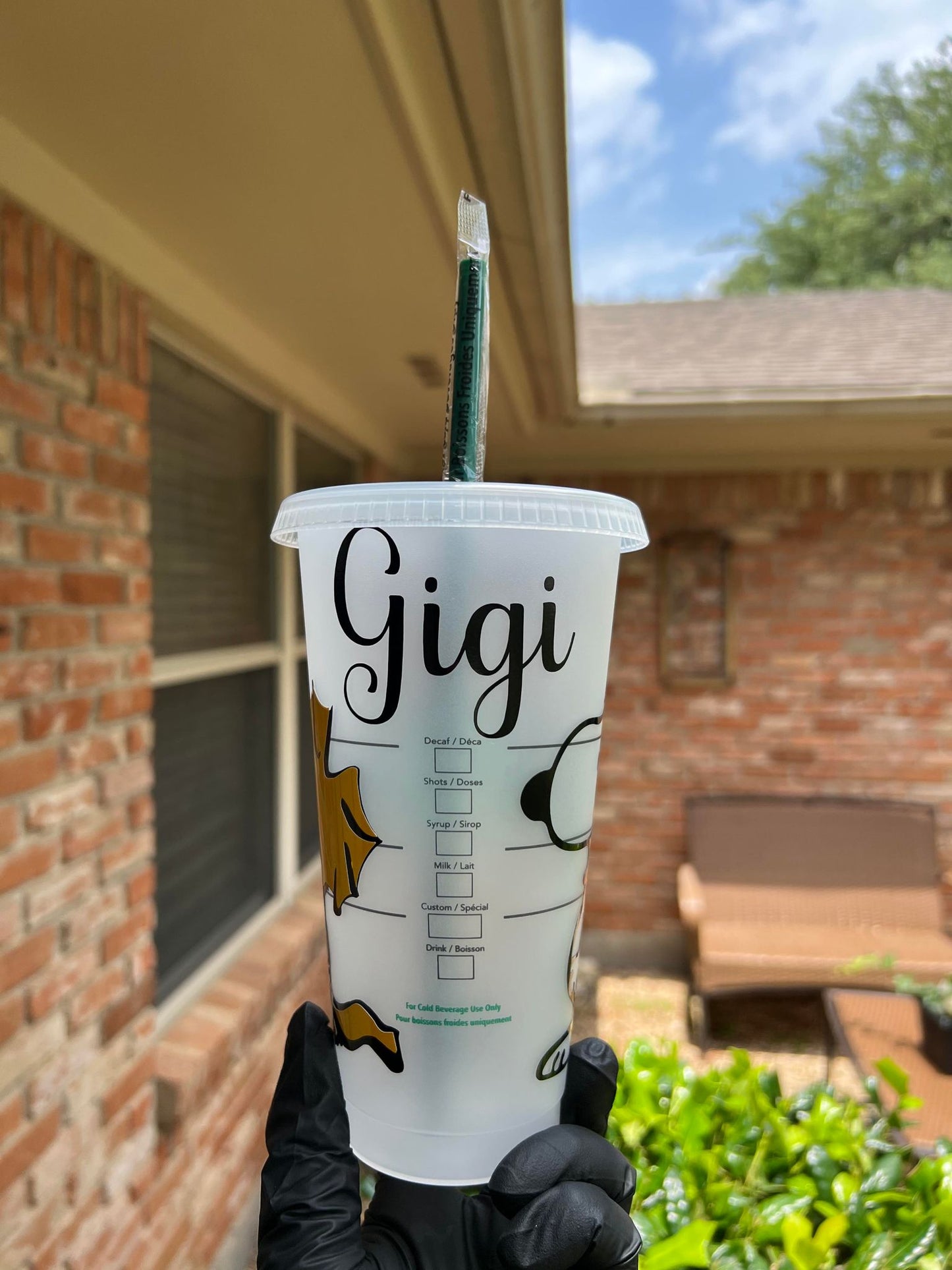 24oz Snoopy and Woodstock Starbucks Cup