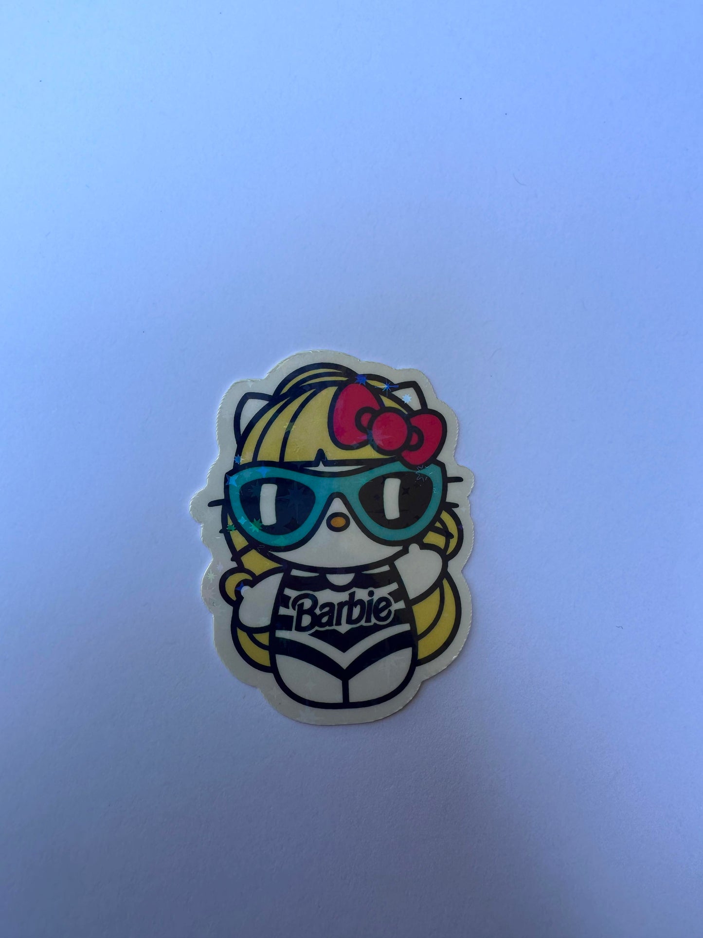 Hello Kitty Barbie Sticker