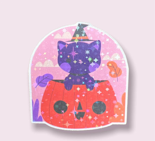 Halloween Cat Sticker