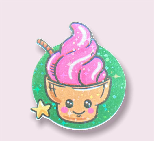 Ice Cream Cone Sticker