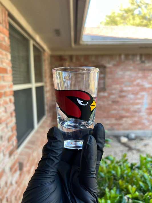 Cardinals Shot Glass