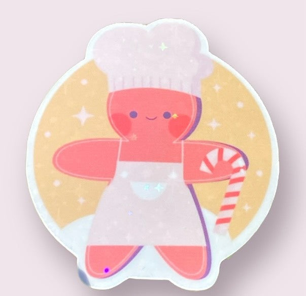 Gingerbread Baker Sticker