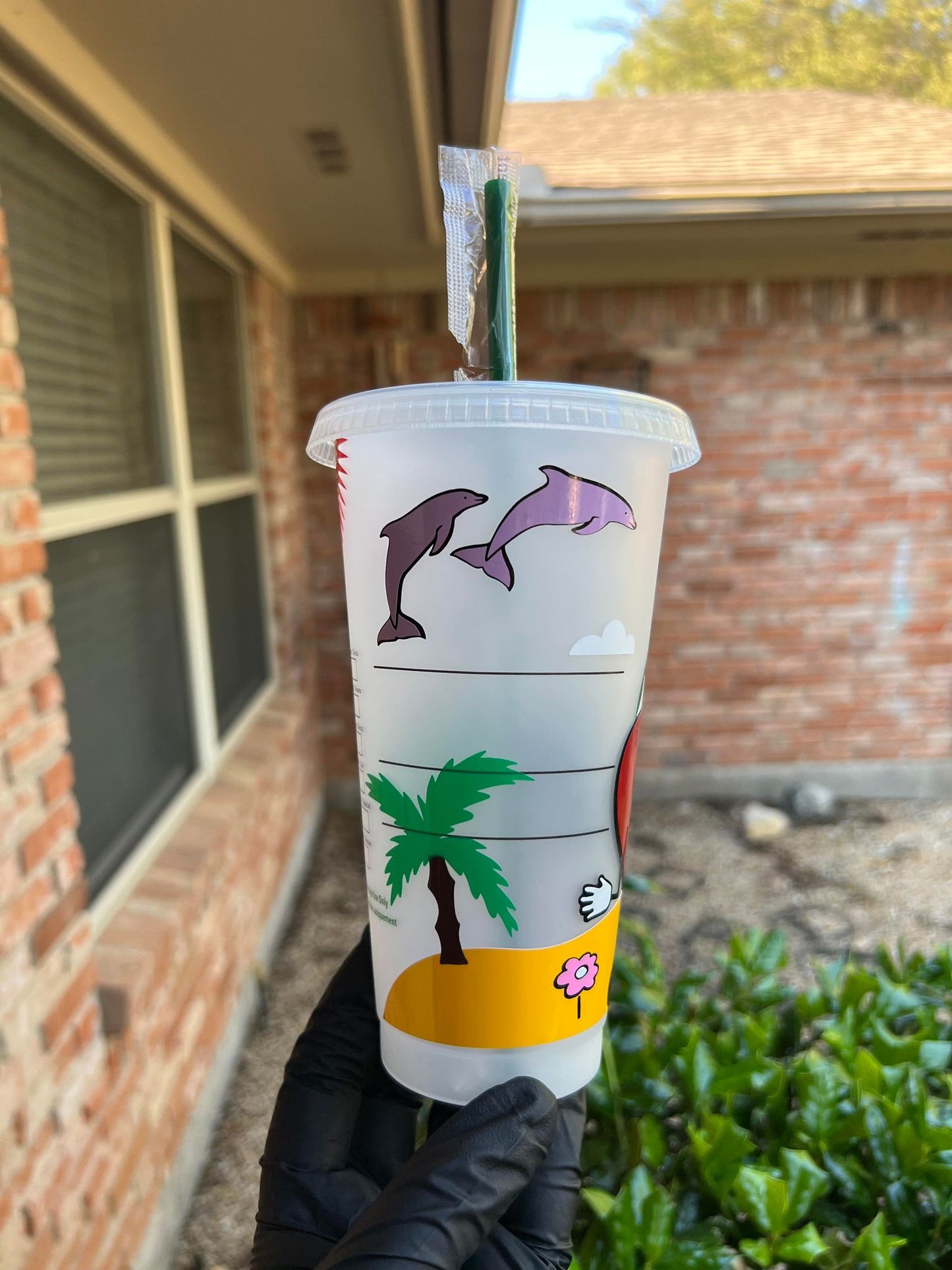 24oz Después De La Playa Starbucks Cup