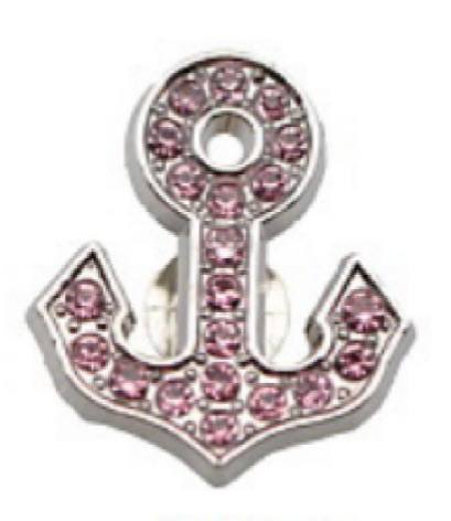 Pink Anchor Apple Watch Charm