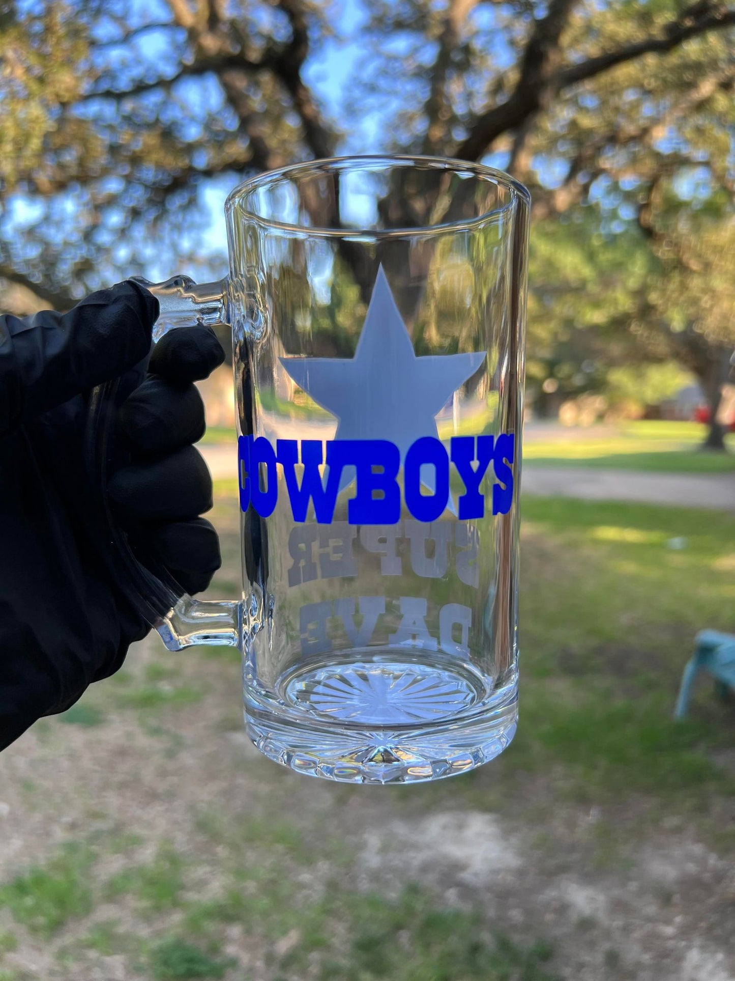 16oz Dallas Cowboys Beer Mug