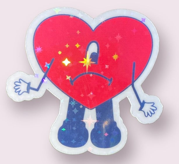 Bad Bunny Heart Sticker