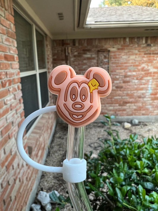 Pancake Mickey Straw Topper