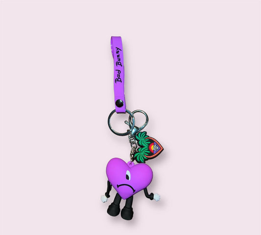 Purple Bad Bunny Keychain