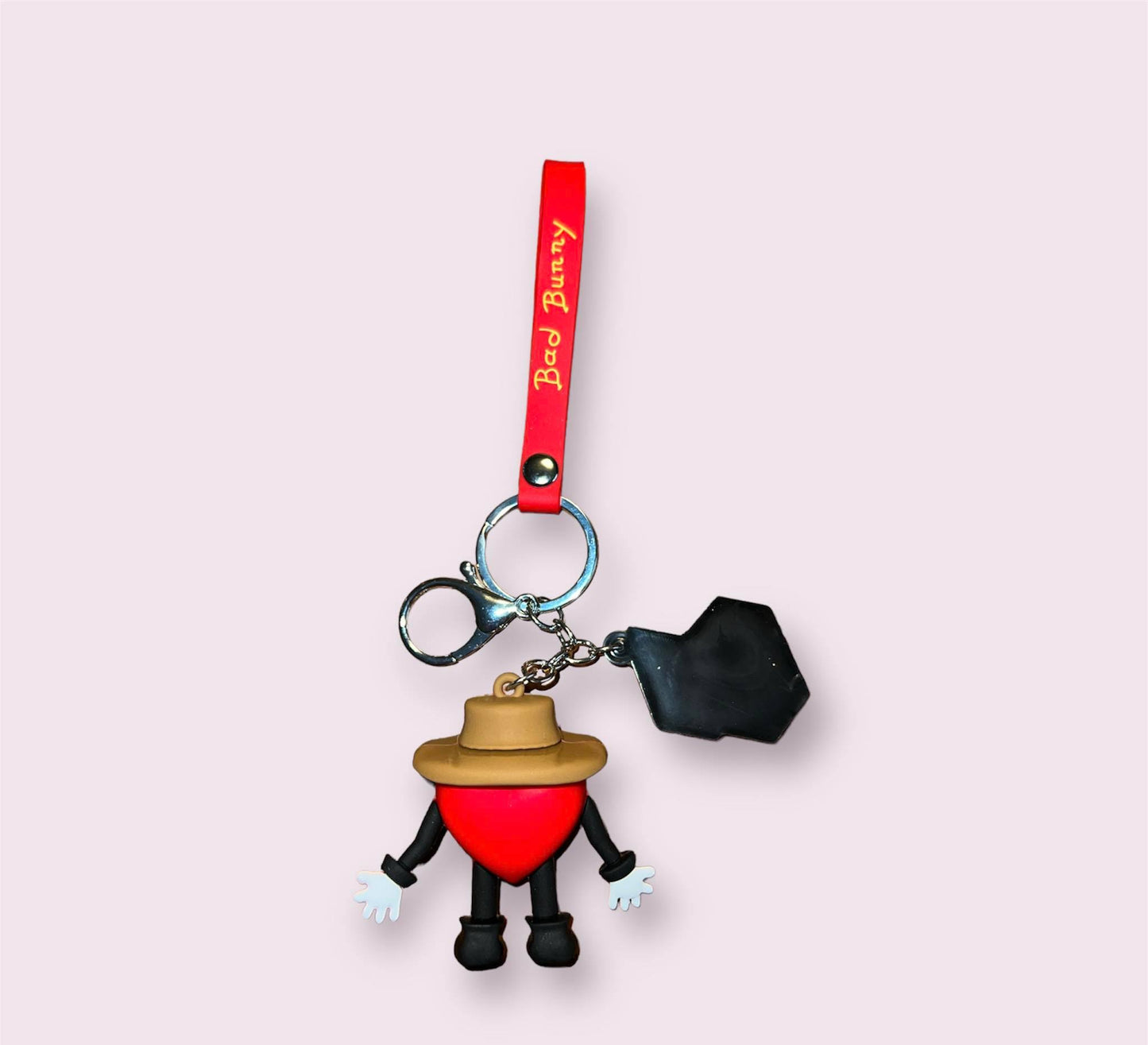 Bad Bunny With Hat Keychain