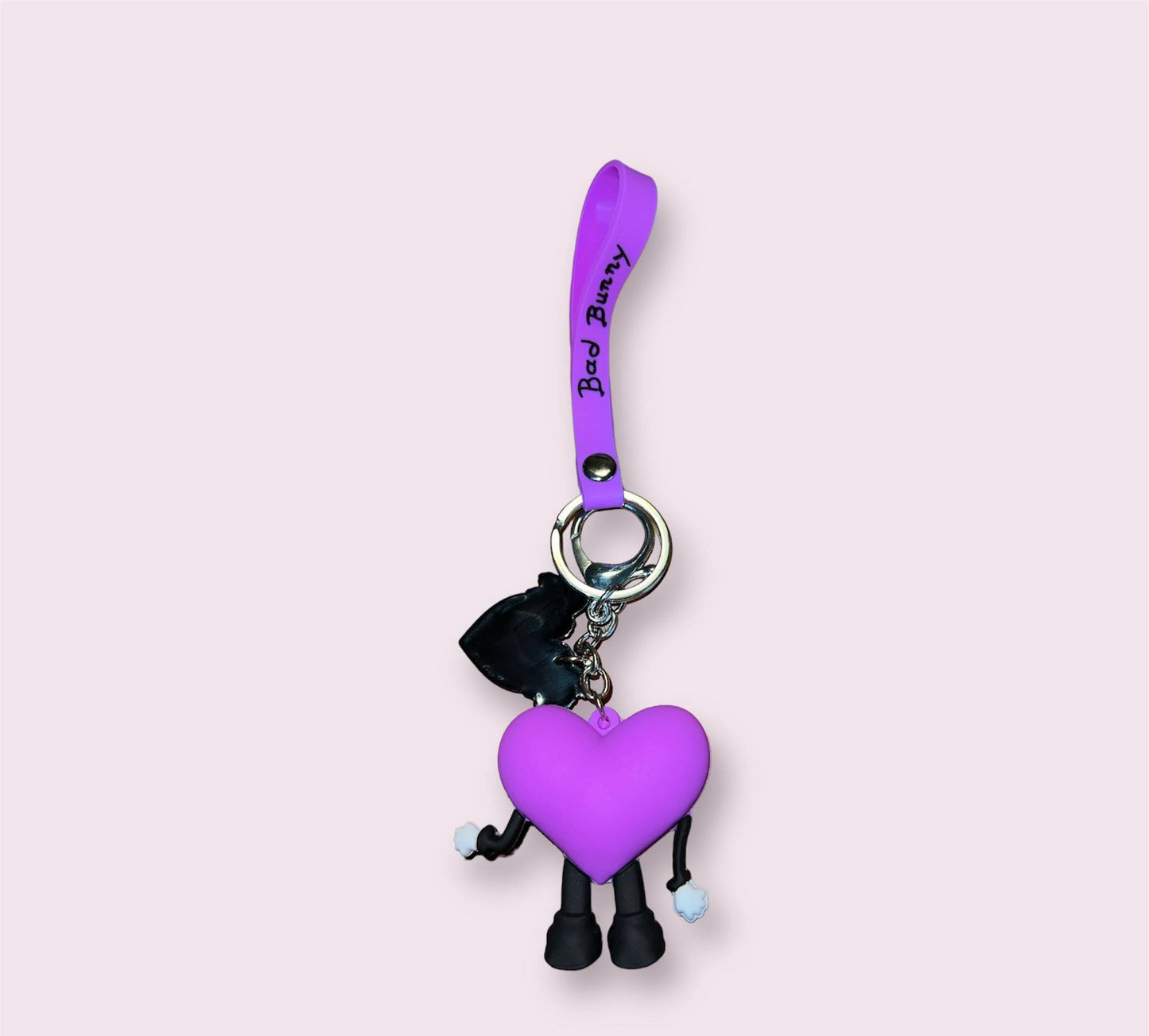 Purple Bad Bunny Keychain