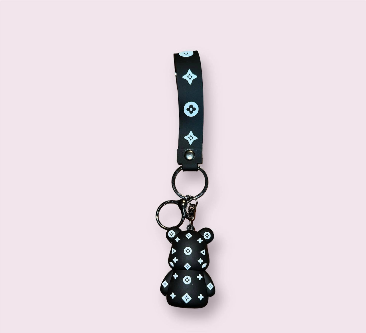 Designer Black Bear Keychain