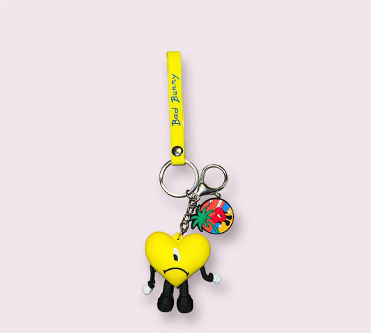 Yellow Bad Bunny Keychain