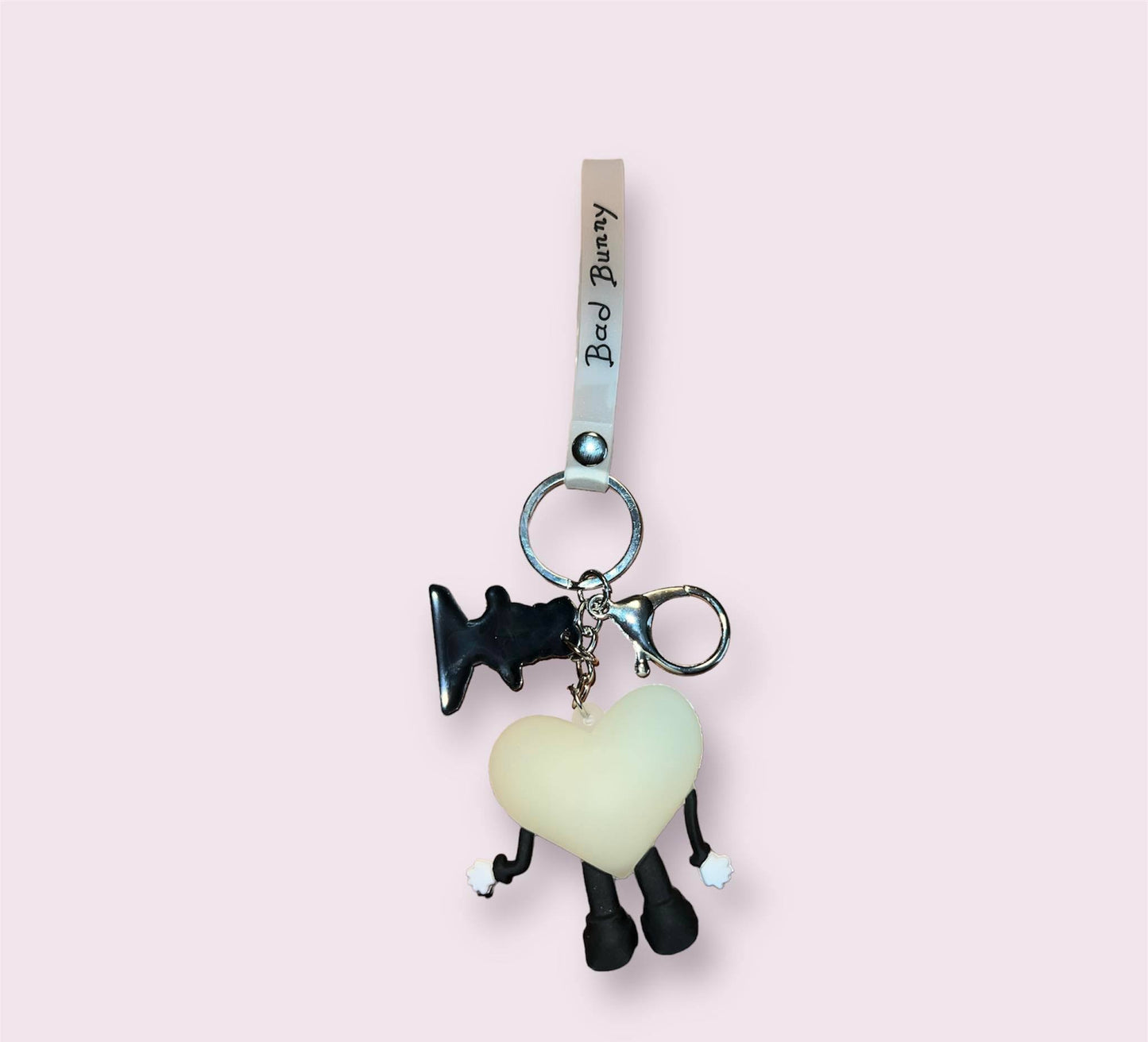 Glow In The Dark Bad Bunny Keychain