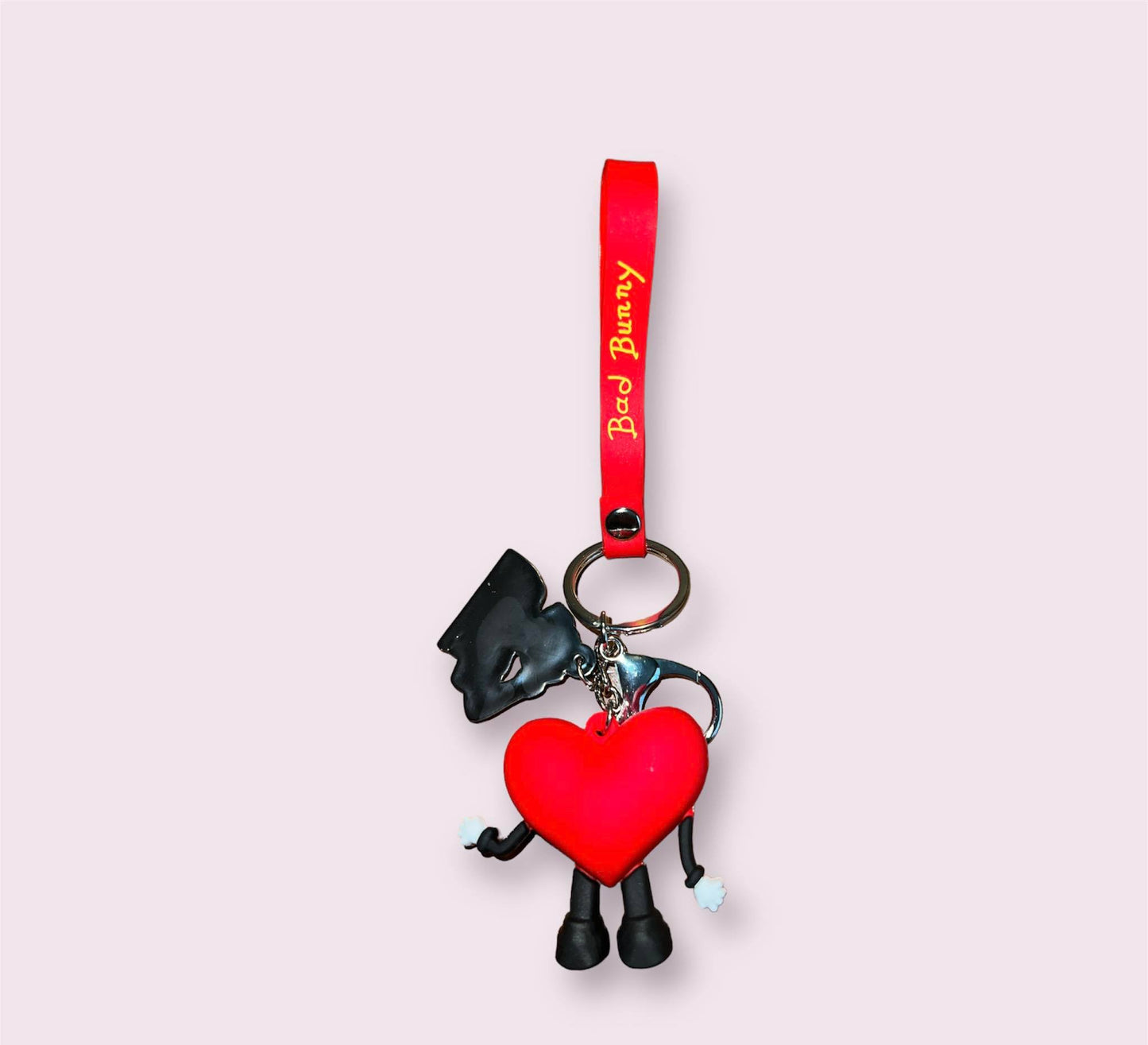 Red Bad Bunny Keychain