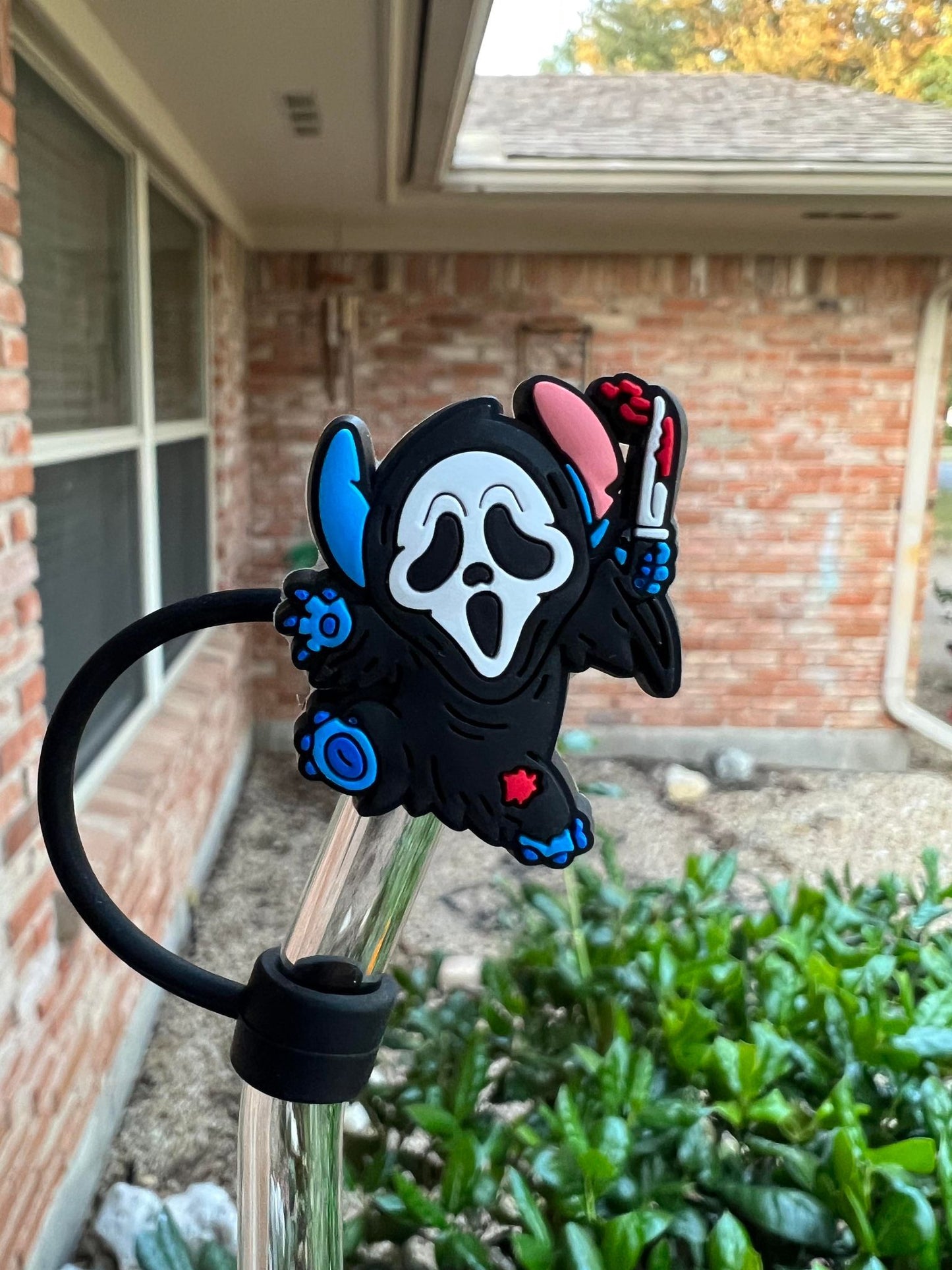 Spooky Stitch Straw Topper