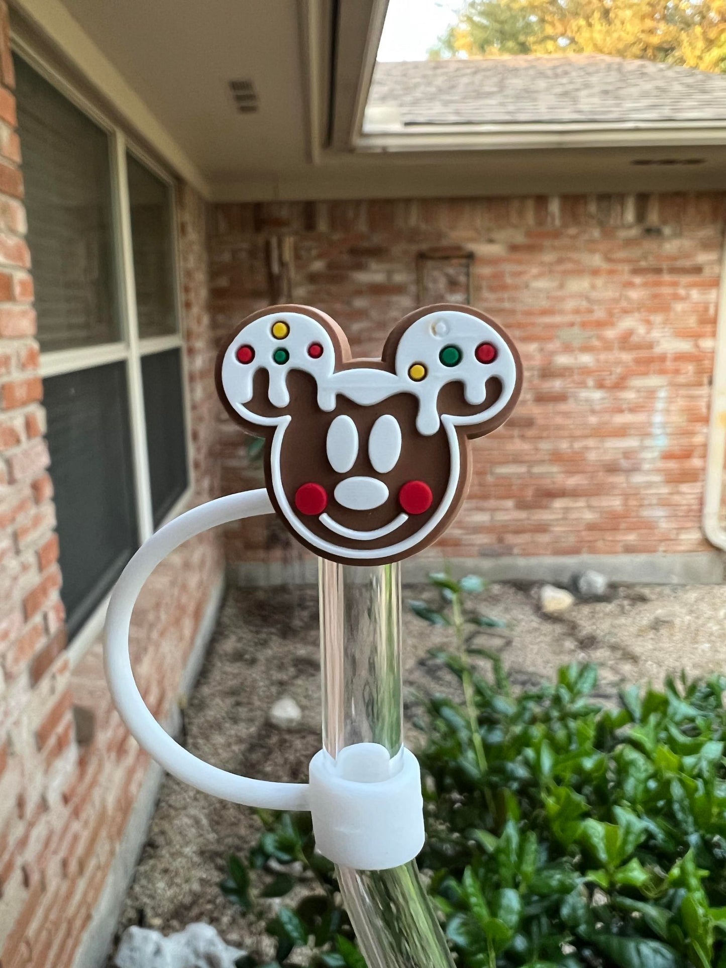 Sugar Mickey Straw Topper