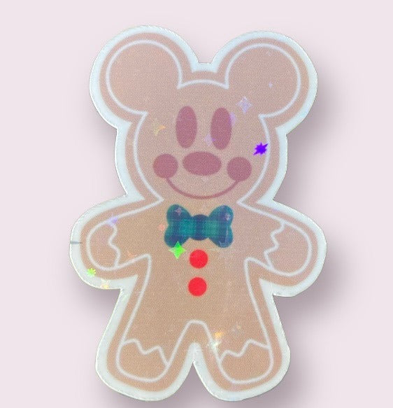 Gingerbread Mickey Sticker