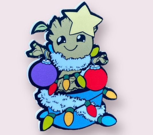 Baby Groot Christmas Sticker