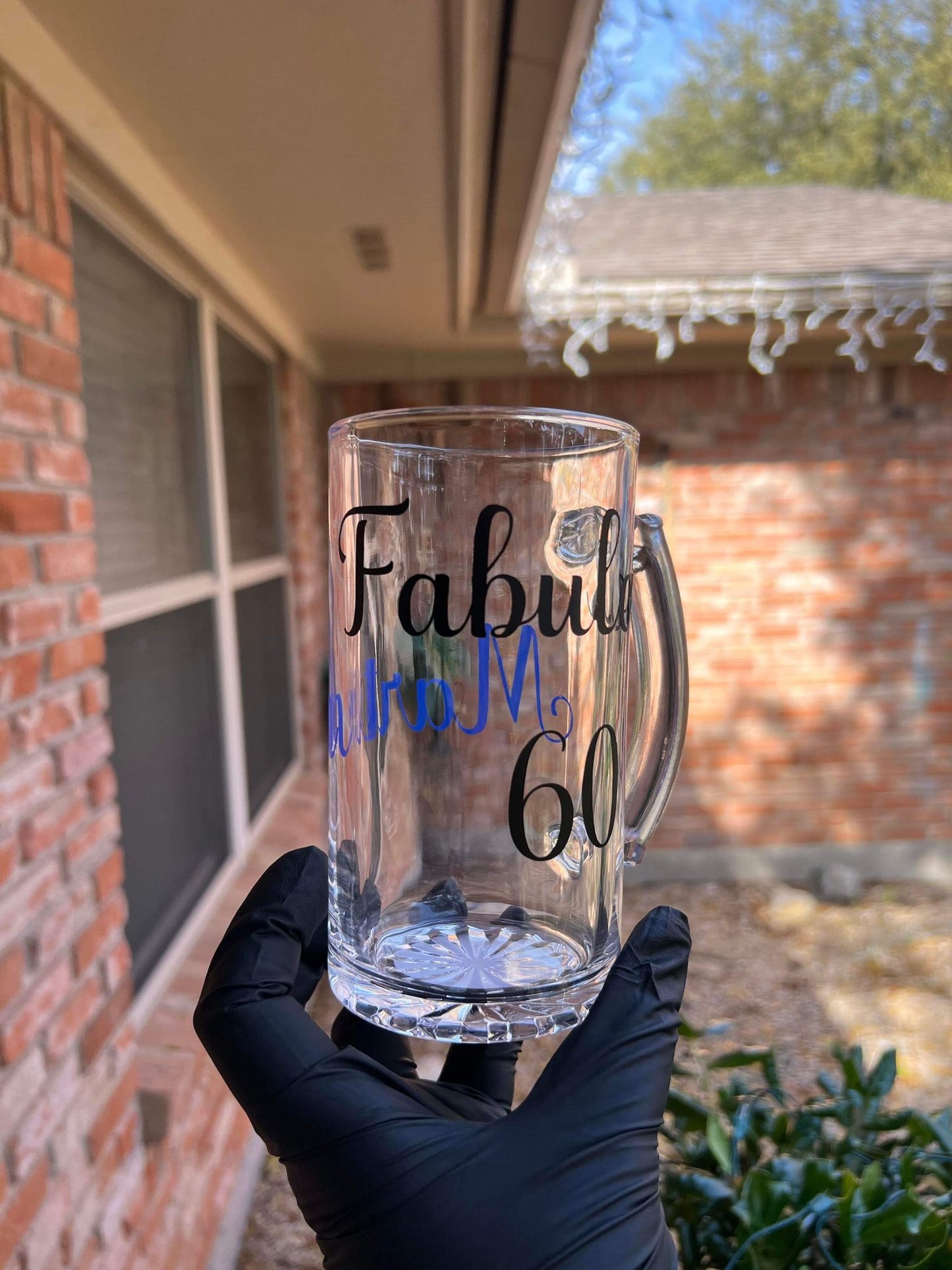 16oz "Fabulous 60" Beer Mug