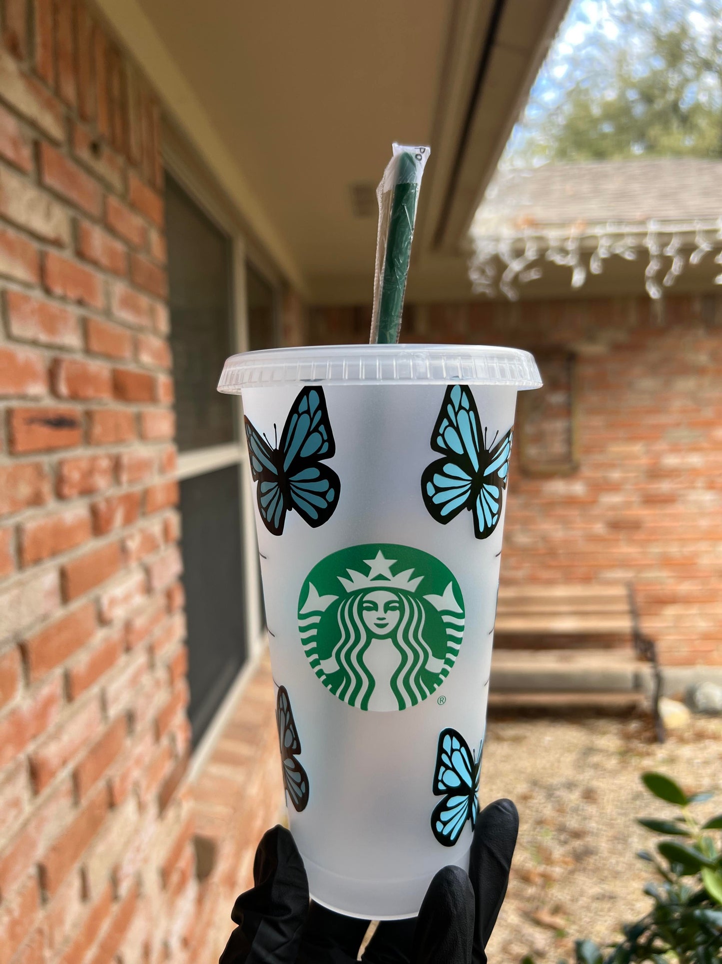 24oz Butterfly Starbucks Cup