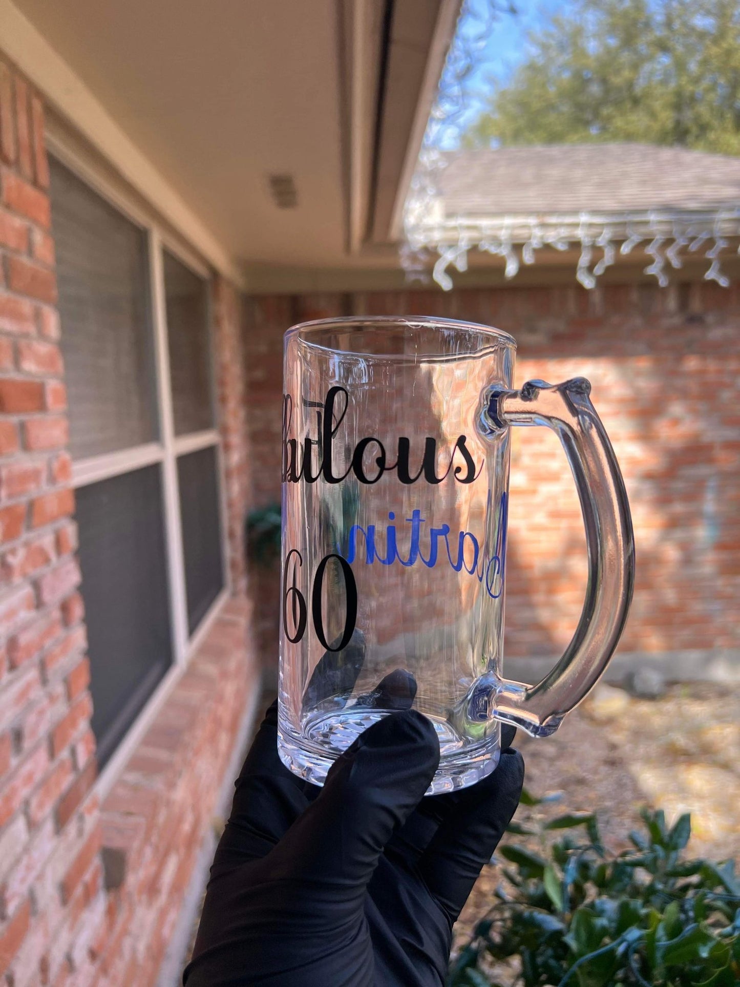 16oz "Fabulous 60" Beer Mug