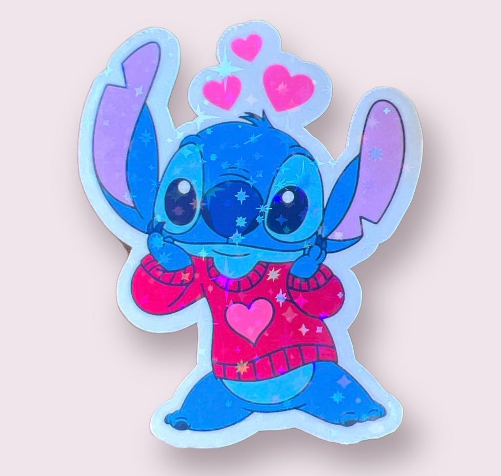 Valentine Stitch Sticker