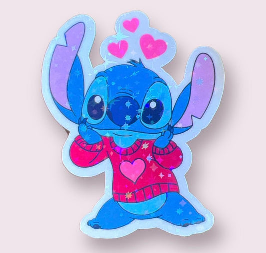 Valentine Stitch Sticker