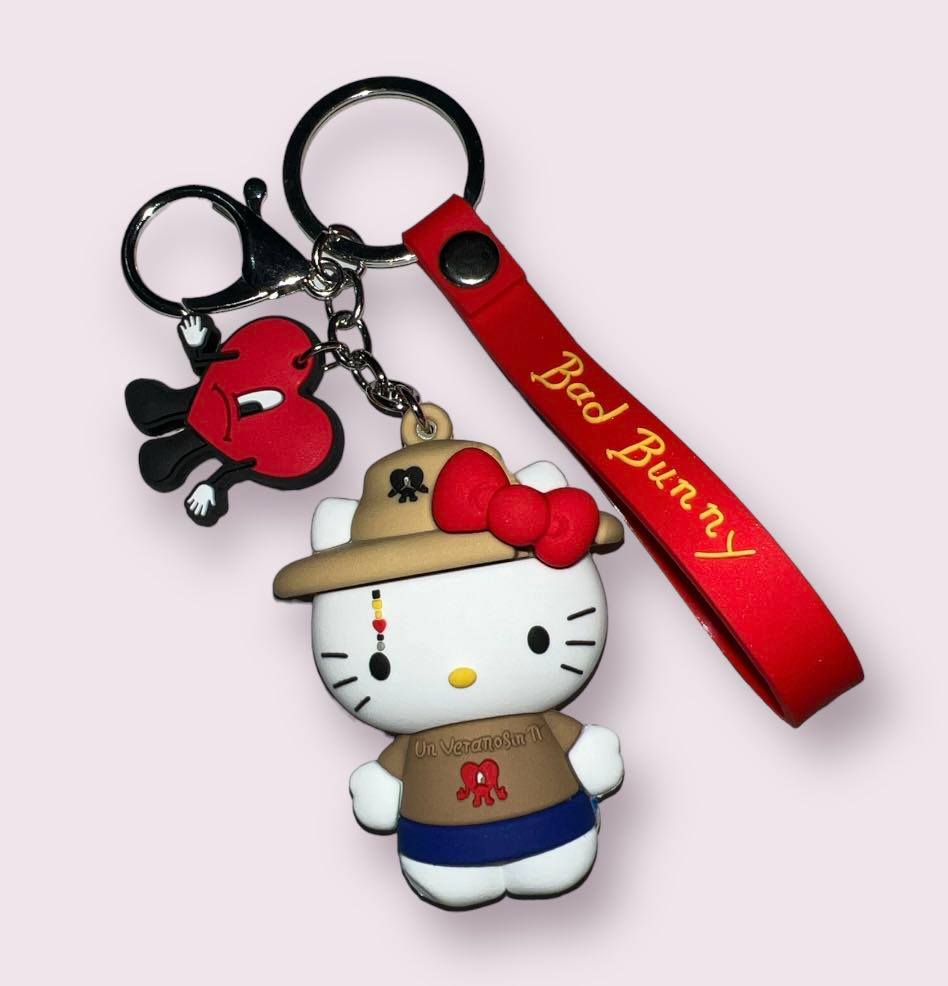 Hello Kitty & Bad Bunny Keychain