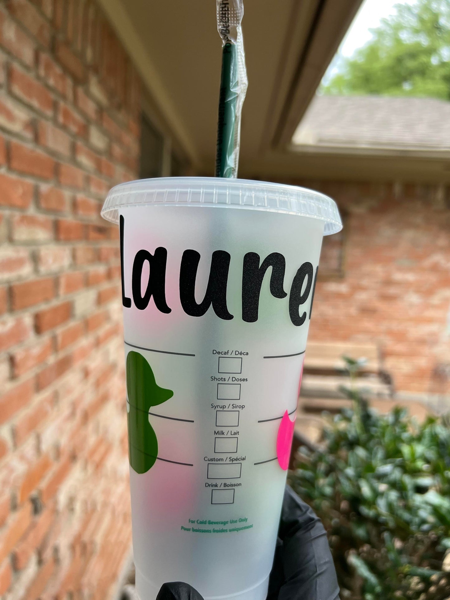 24oz Duck Starbucks Cup